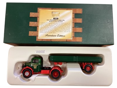 Lot 1726 - Corgi Classics Premium Edition diecast H E Musgrove & Sons Ltd Bedford O Articulated Dropside # 18494 and 40th Anniversary Brewery Collection No.s 27701, 12401, 09801 & 16301, all boxed...