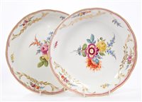 Lot 86 - Pair late 18th century Meissen porcelain...