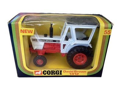 Lot 1707 - Corgi (c1976) diecast David Brown 1412 Tractor, in window box No.55 (1)