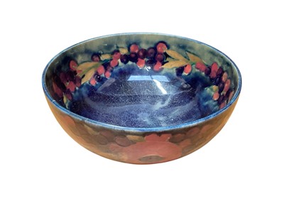 Lot 2218 - Moorcroft pomegranate pattern bowl