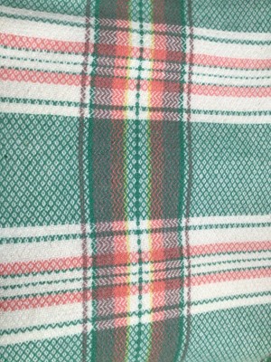 Lot 2556 - Welsh woven wool blanket, 220 x 200 cm approximately.
