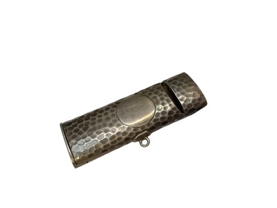 Lot 81 - Victorian silver combination whistle / vesta case