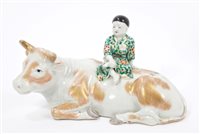 Lot 106 - Late 19th century Japanese group of a boy...