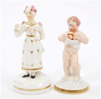 Lot 109 - Two early 19th century Staffordshire figures...