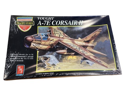 Lot 1756 - AMT ERTL 1:48 Scale aircraft model kit Douglas A-20G Havoc # 8894 (x2) and 1:72 Scale Vought A-7E Corsair II # 8966, all sealed box, plus Dragon 1:48 Scale Focke-Wolf Fw190A-8 # 5502, sealed box...