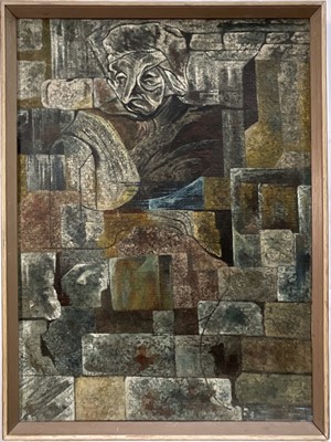 Lot 56 - Joseph Rabstein (1881-1969) oil on canvas board, Abstract, signed verso, 75cm x 55cm, framed