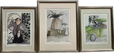 Lot 128 - Sue Macartney Snape (b. 1957) three signed limited edition prints in glazed frames