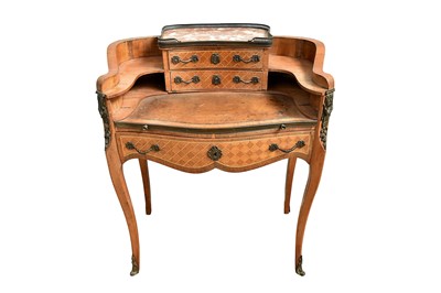 Lot 1443 - Early 20th century French parquetry bonheur du jour
