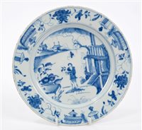 Lot 120 - 18th century English blue and white Delft...