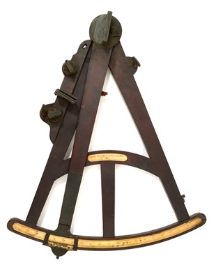 Lot 750 - Rare mid 18th century octant made by John Gilbert of Tower Hill