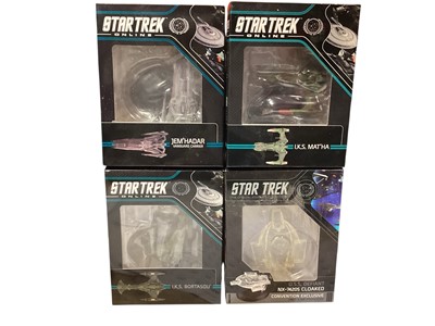 Lot 1801 - Star Trek Eaglemoss Hero Collector Starships in window boxes (x9), plus other models (x8), all boxed (17 total).