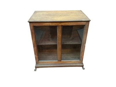 Lot 1499 - 19th century mahogany double sided table top display case