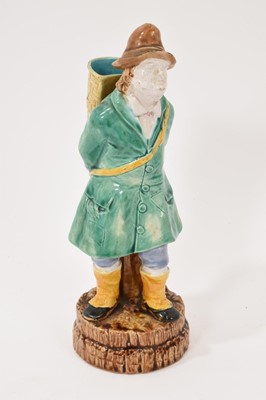 Lot 55 - French Majolica spill holder
