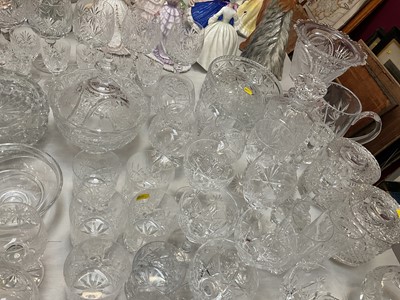 Lot 5057 - Quantity of cut glass and other glassware