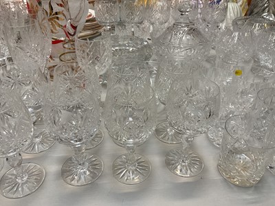 Lot 5057 - Quantity of cut glass and other glassware