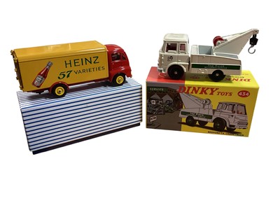 Lot 1850 - Dinky Toys Atlas Edition Bedford TK Crash Truck, boxed 434 & Guy Heinz Van, boxed 920, plus other loose vehicles, plus two Philippines Trucks (1 box)