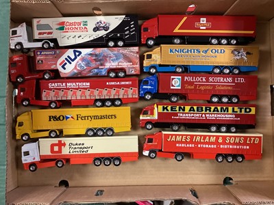 Lot 1852 - Corgi diecast loose branded articulated lorries (approx 20) (2 boxes)