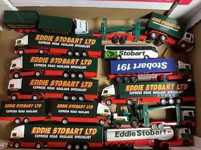 Lot 1854 - Corgi diecast articulated Eddie Stobbart lorries and Commercial vehicles (1 box)