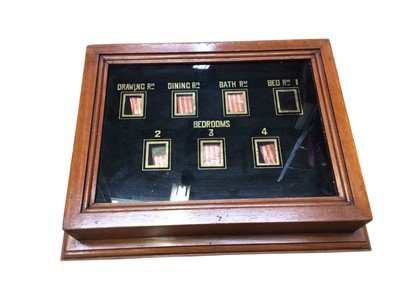 Lot 2964 - Early 20th century servants bell box.