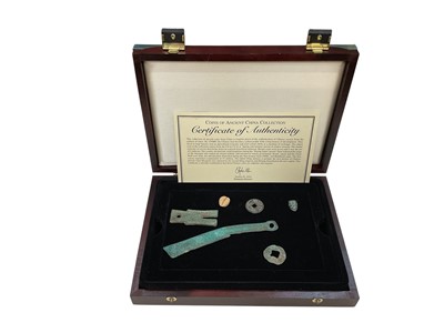 Lot 481 - World - Mixed coinage to include Westminster base metal 'Coins of Ancient China' Collection (N.B. With Certificate of Authenticity), mixed silver & cupro-nickel Crowns & other issues (Qt...