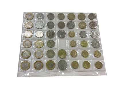 Lot 488 - G.B. - Mixed coinage stored in coin library's to include cupro-nickel Crowns & modern currency etc. (Qty)