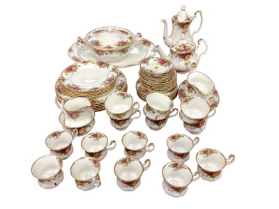Lot 2220 - Royal Albert Old Country Roses pattern tea, coffee and dinner service