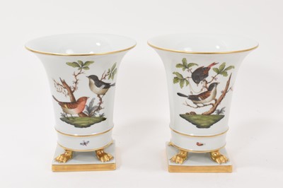 Lot 32 - Pair of Herend vases