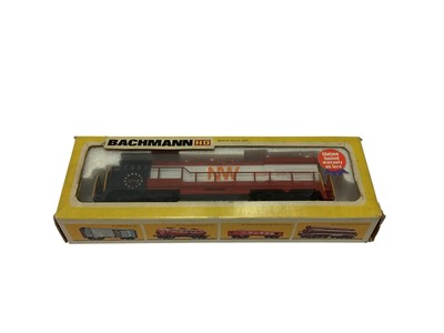 Lot 1865 - Bachmann HO Gauge N & W Bicentennial GE U33B deluxe 4 Wheel Drive Diesel, boxed 0726, Illinois Central Gulf GE U36B Diesel, boxed 0621 and Union Pacific GE U28-C Diesel, boxed (3)
