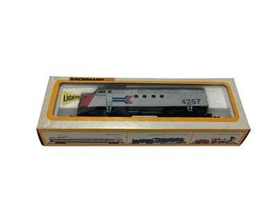 Lot 1866 - Bachmann HO Gauge E60CP Electric Locomotive Rock Island 4421, boxed 0751, E60CP Electric Locomotive Amtrak 951, boxed 0750 and EMD FT Diesel Amtrak 4257, boxed 0681 (All Lighted) (3)