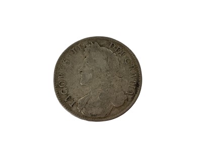 Lot 515 - G.B. - James II silver Crown 1687 Tertio AF (1 coin)