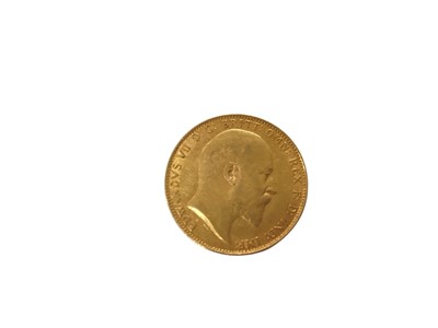 Lot 526 - G.B. - Gold Sovereign Edward VII 1910 GF (1 coin)