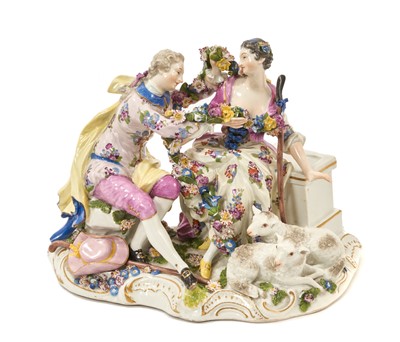Lot 4 - Meissen group