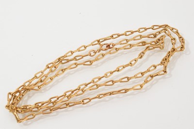 Lot 484 - 18ct gold chain