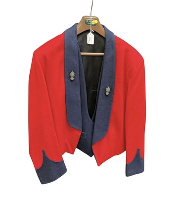 Lot 779 - Elizabeth II Royal Artillery Officer's mess dress jacket, waistcoat and trousers.