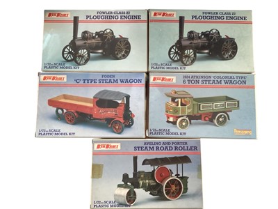 Lot 1900 - Keil Kraft & Hales 1:72 Scale and Tower Trams 1:76 Scale Tram and Steam Engine model kits, all boxed (27)