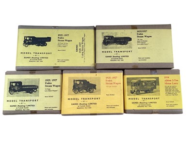 Lot 1901 - Selection of diecast Transport model kits including Langley, W & T, Eames Model Transport and others (1 box)