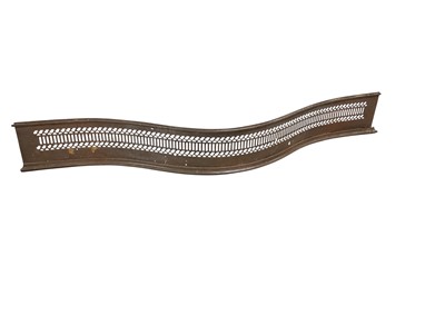 Lot 1334 - George III pierced steel fender