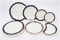 Lot 128 - Late Victorian Coalport part dinner service,...