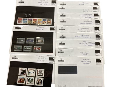 Lot 1140 - 2 boxes of stamps, GB and World including presentation packs, first day covers and mint sets.