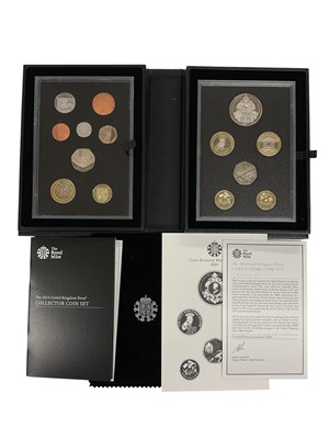 Lot 537 - G.B. - Royal Mint collector fourteen coin proof set 2014 (N.B. Cased - as issued with Certificate of Authenticity) (1 coin set)