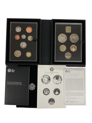 Lot 538 - G.B. - Royal Mint collector thirteen coin proof set 2015 (N.B. Cased - as issued with Certificate of Authenticity) (1 coin set)