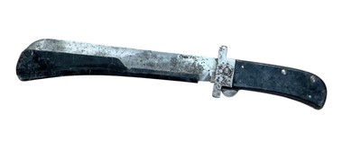Lot 893 - Second World War American Air Force pilots folding survival machete, the blade stamped 'Case XX', blade approximately 16cm in length.