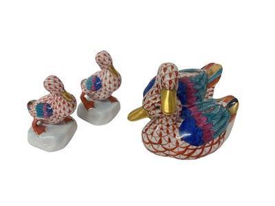 Lot 60 - Three Herend ducks