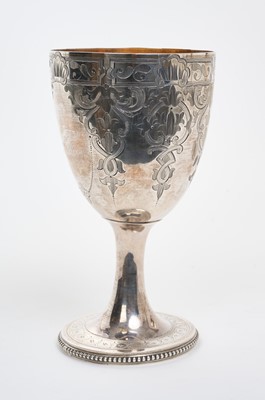 Lot 234 - Victorian silver trophy cup