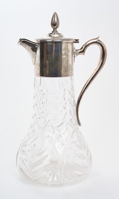 Lot 236 - Large silver mounted decanter by Asprey