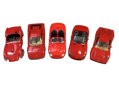 Lot 1928 - Burago & Maisto 1:18 Scale diecast model Ferrari & other cars (1box)