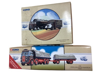 Lot 1937 - Corgi Classics diecast road transport models including Tennant, Atkinson 8 Wheel rigid with trailer and load # 97366, Tate & Lyle, Foden Tanker & Bedford O Series #97781, Eskimo Foods, S...