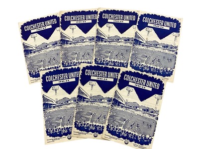 Lot 1133 - Large accumulation of Colchester United programmes, books, related items etc.