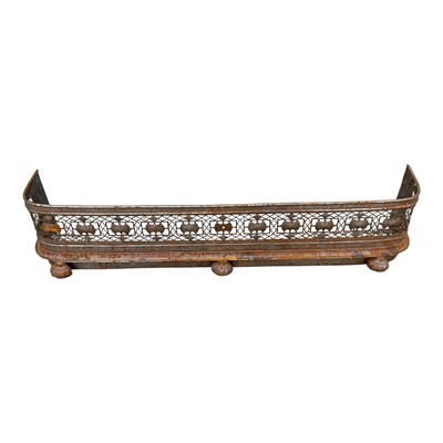 Lot 5320 - 19th century pierced steel fender