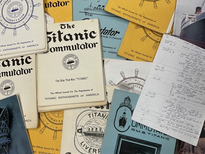Lot 1164 - Of Titanic interest: Extensive collection of Commutators including approximately 23 original typed editions, 117 others and related Titanic material